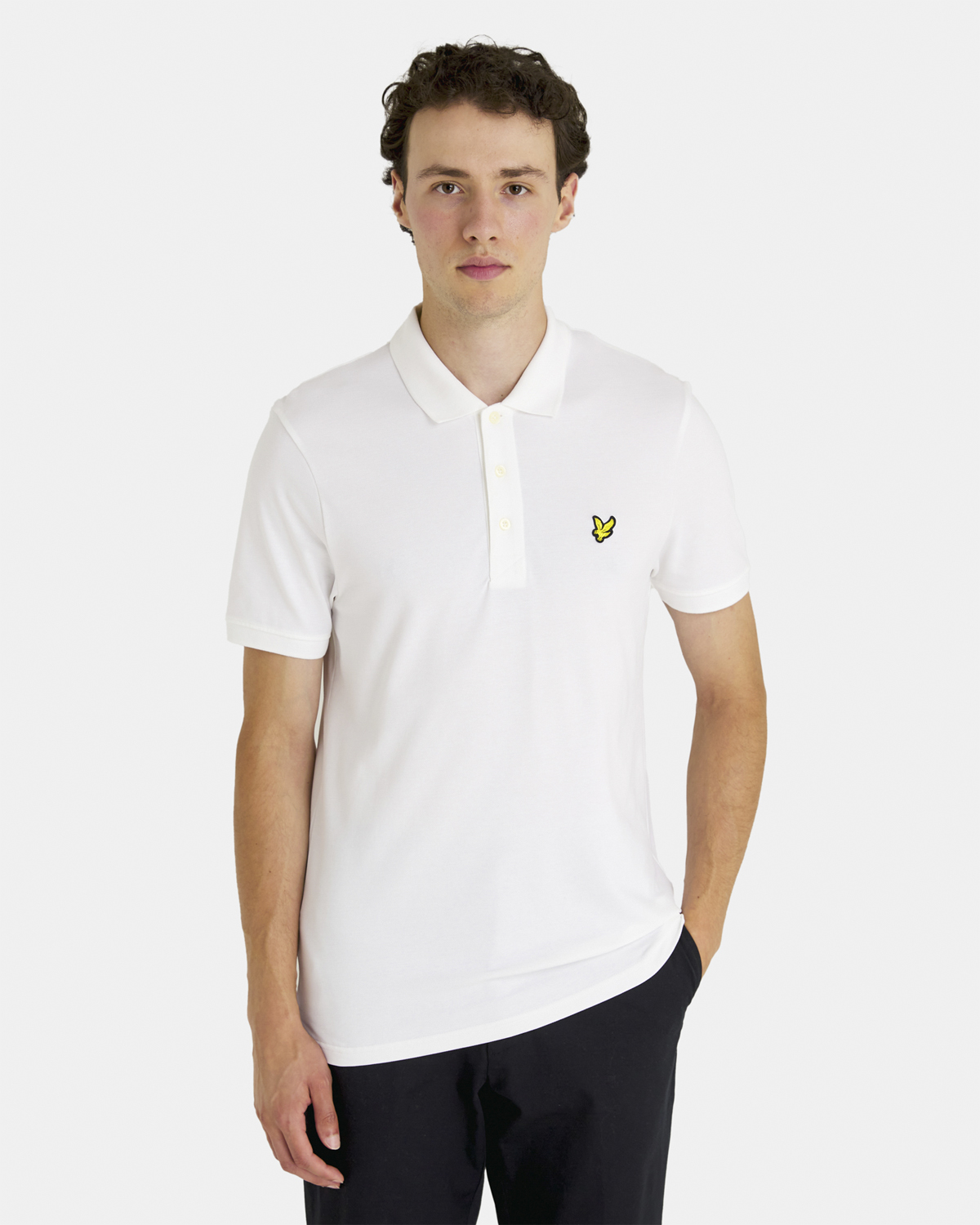 Lyle & Scott Plain Polo Shirt Herr Kortärmade Stl. S - Från Magasin