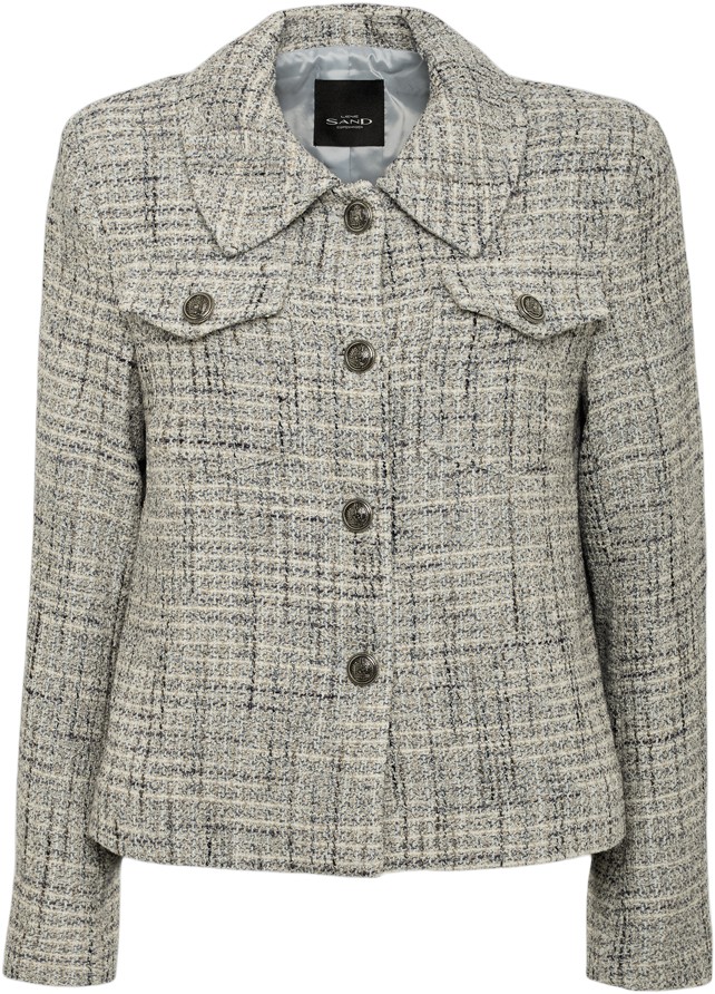 Sand Jandi Tweed Jacket Dam Kavajer Stl. 34 - Från Magasin
