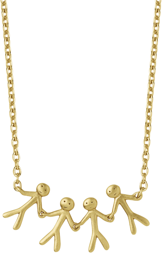 ByBiehl Together Family 4 Necklace Dam Halsband Med Hänge Stl. NO_SIZE - Från Magasin