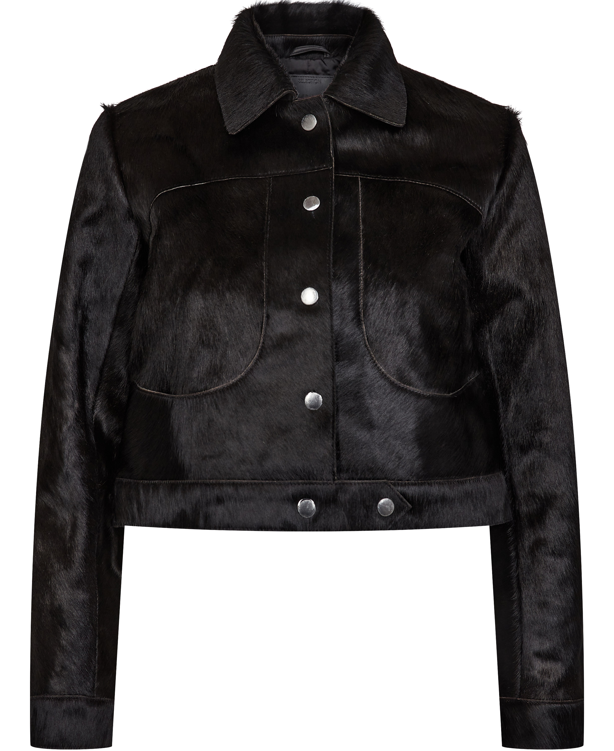 MANGO 100% Leather fur Jacket Dam Jackor Stl. XS - Från Magasin