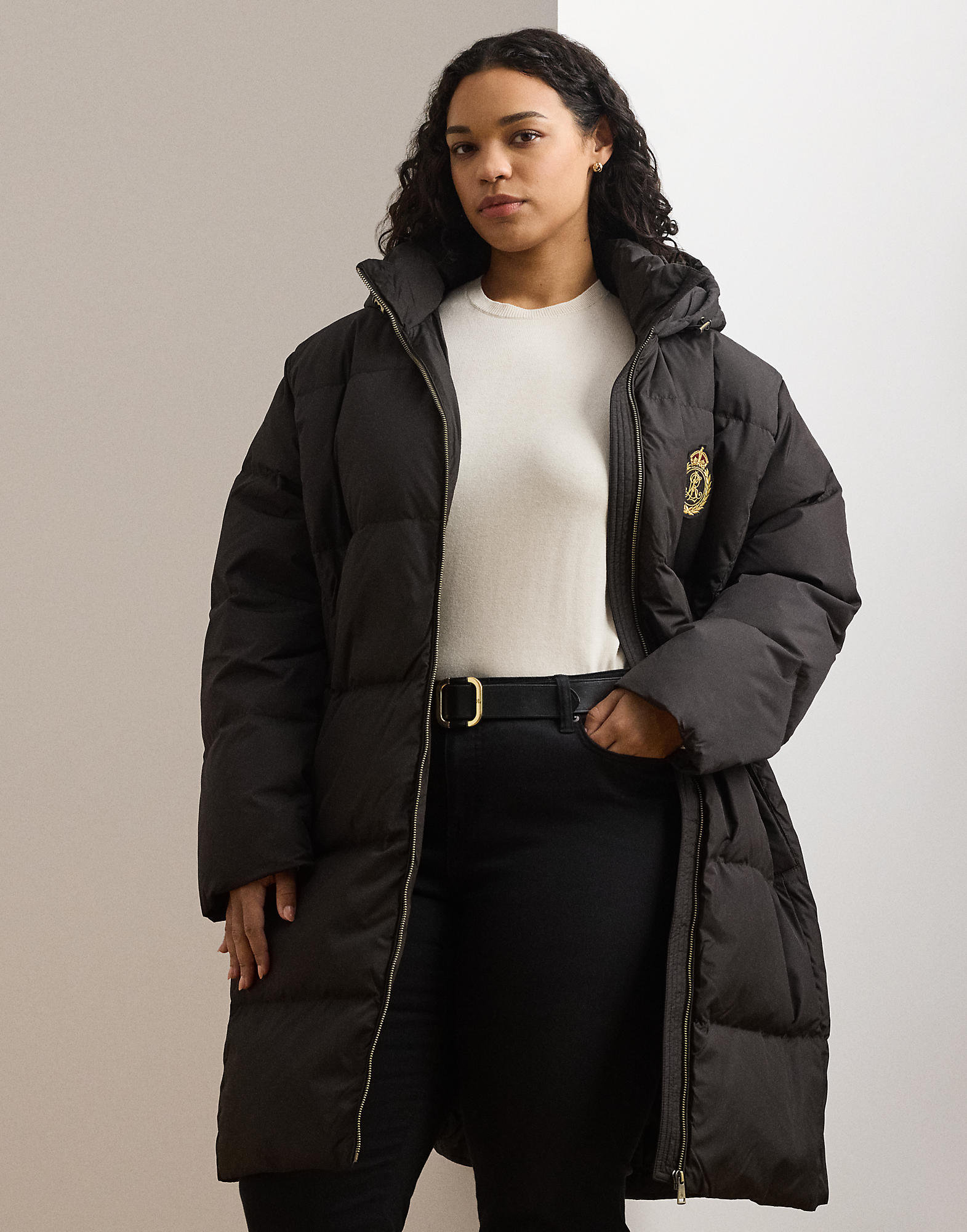 Lauren Ralph Polyester/downins-coa Dam Vinterjackor Stl. 1X - Från Magasin
