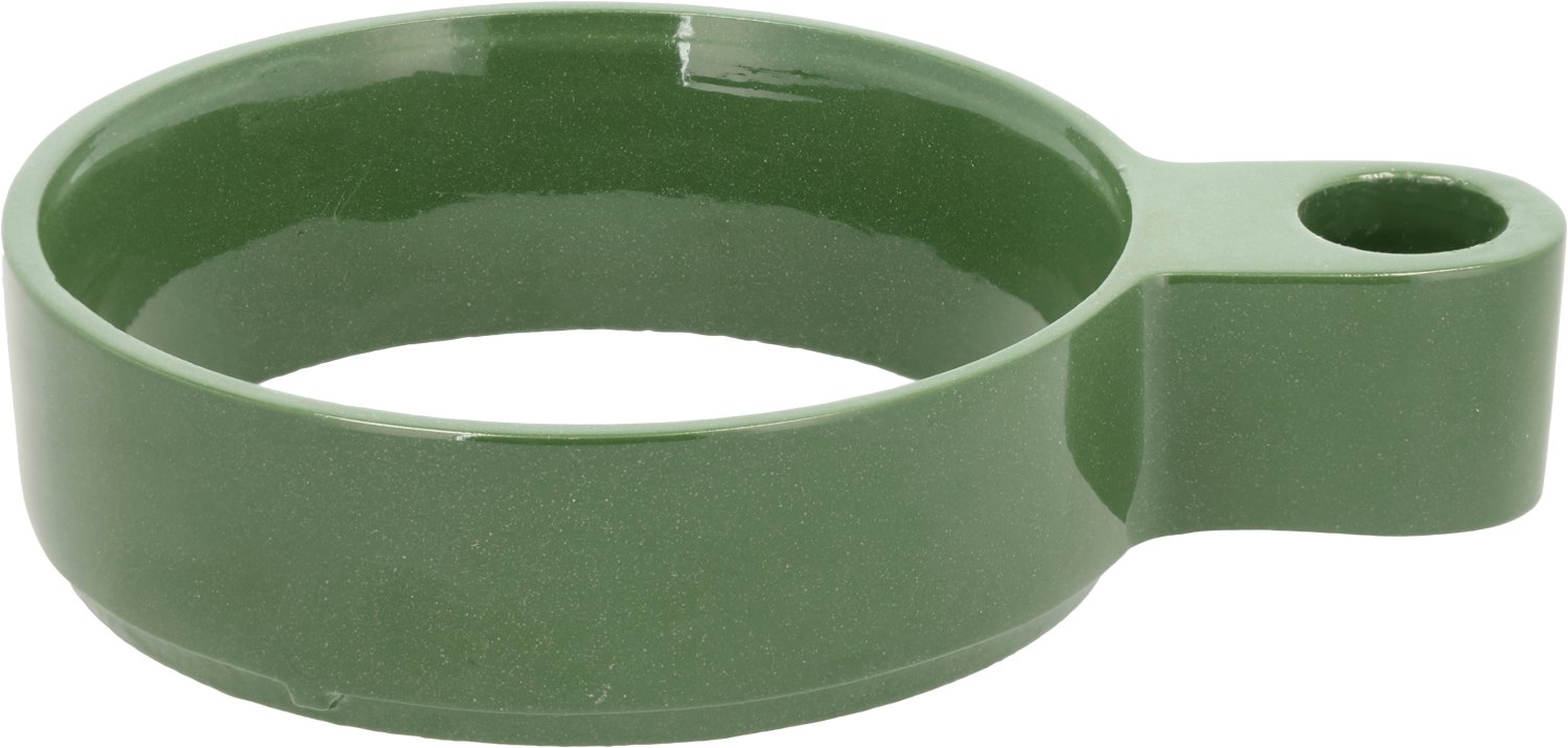 Villa Collection Ljusstake Styles 16 x 3,6 cm Grön Aluminium - L:16cm B:12cm H:3.6cm Ljusstakar För Kronljus Från Magasin