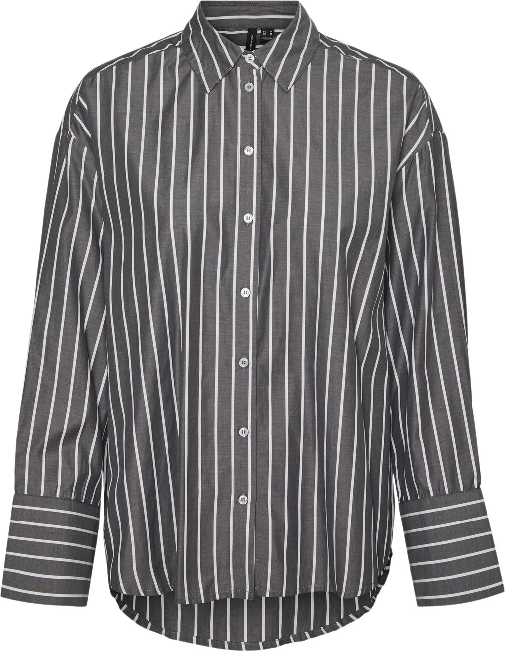 Vero Moda Vmfanni LS Wide Loose Shirt WVN GA Dam Långärmade Skjortor Stl. XS - Från Magasin