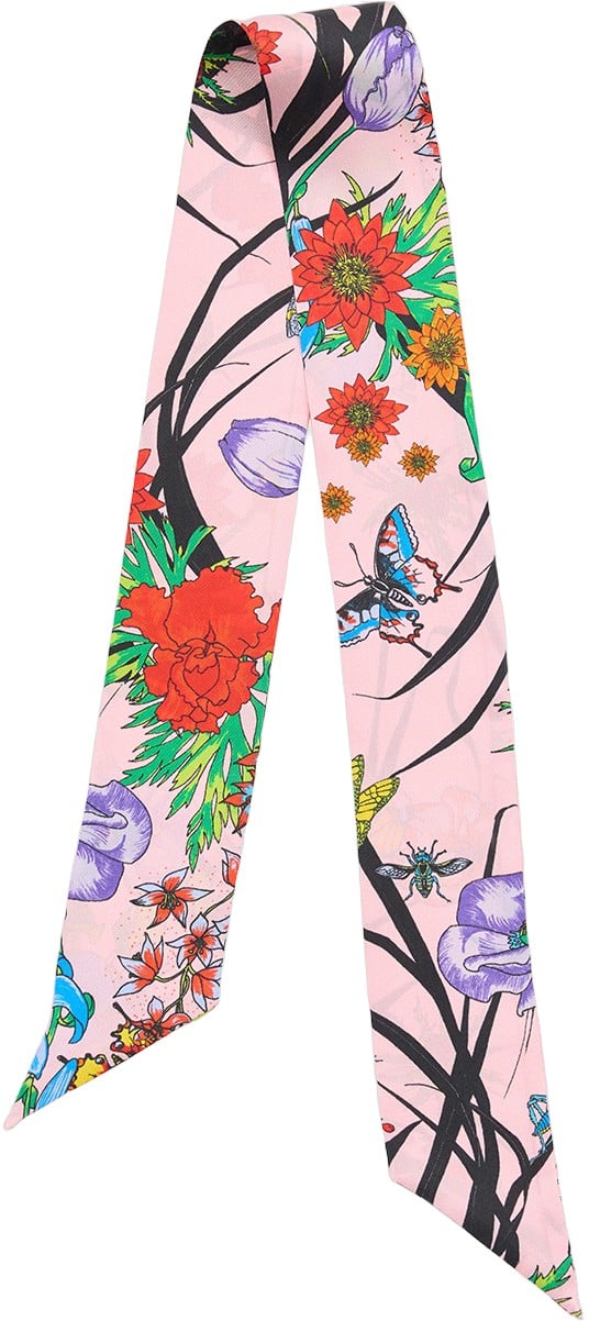 Bella Ballou Living Garden Twilly Scarf Dam Scarves Stl. 5x84 - Från Magasin
