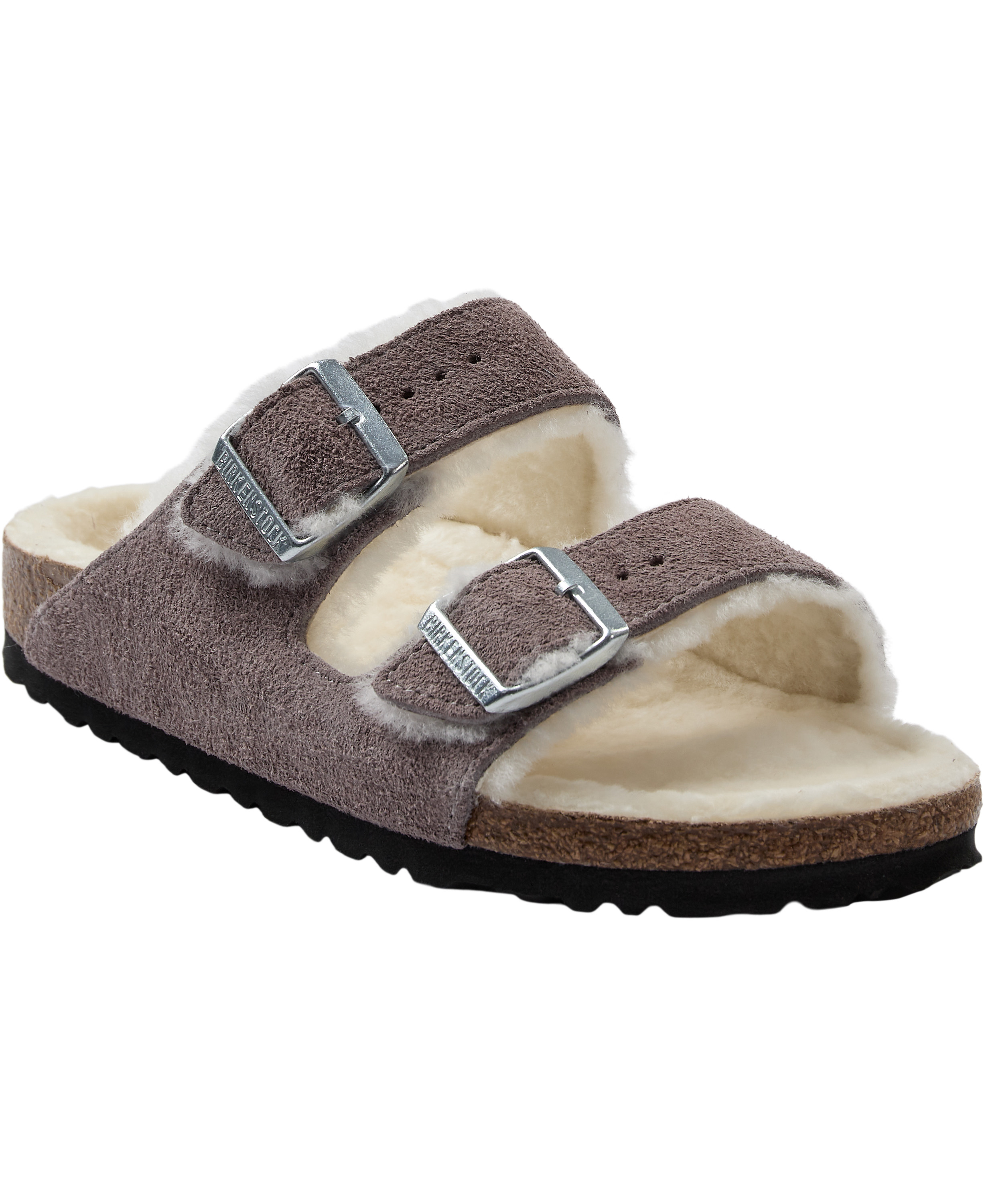 Birkenstock Arizona Shearling Leve Faded Purple LAF Dam Stl. 36 - Platta Sandaler Från Magasin