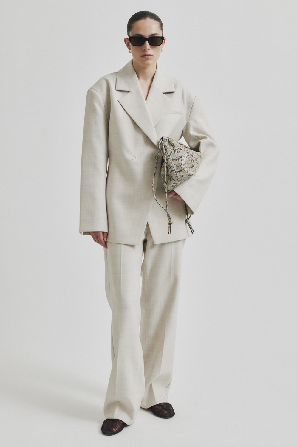 Second Female Maximus Trousers Dam Breda Byxor Stl. XS - Från Magasin