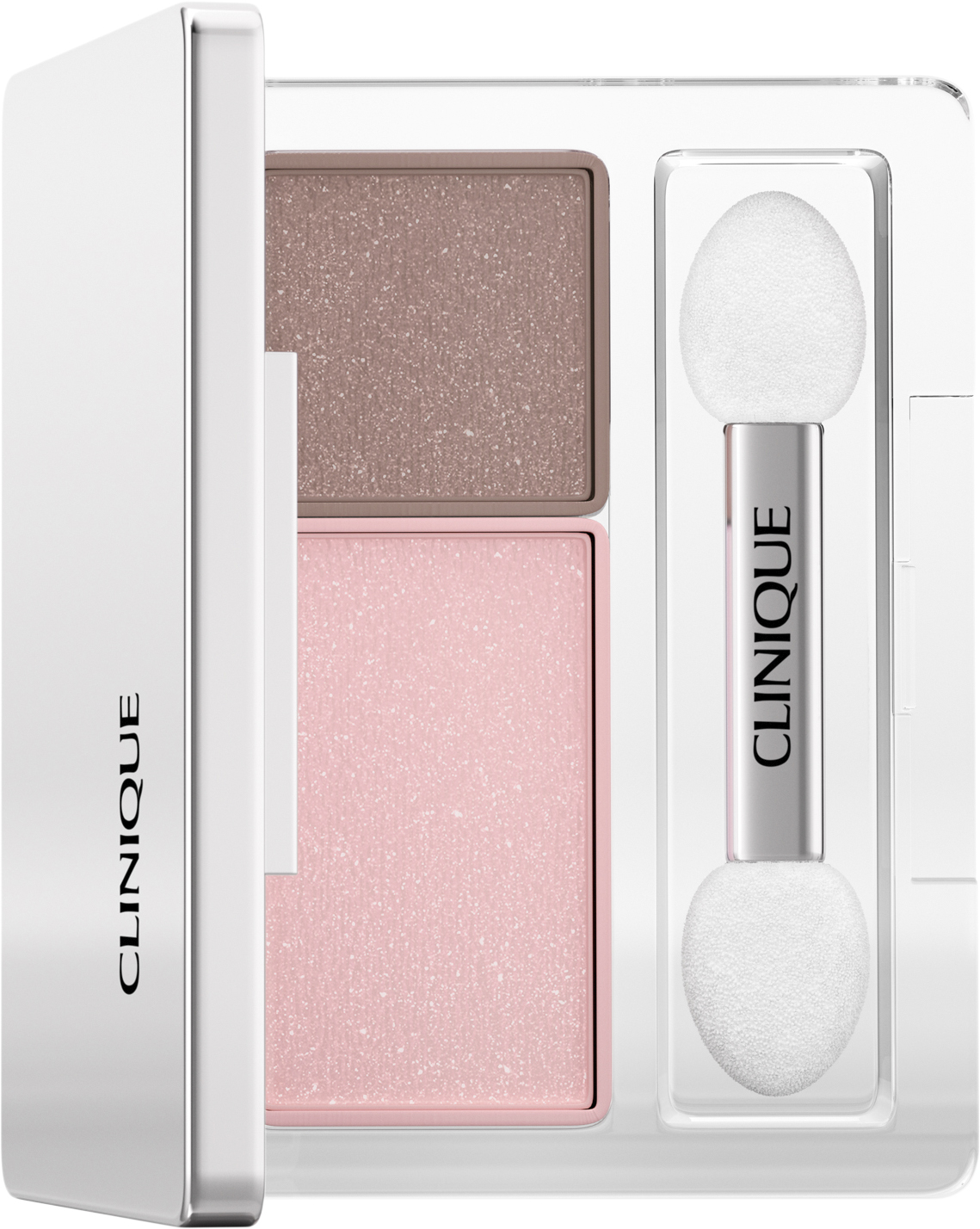 Clinique All About Shadow Duo Eyeshadow Strawberry Fudge 1.70 G - Paletter Från Magasin