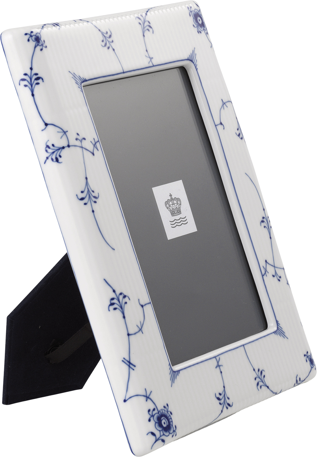 Royal Copenhagen Musselmalet Riflet Billedramme, 16,5x21 cm - Ramar Från Magasin