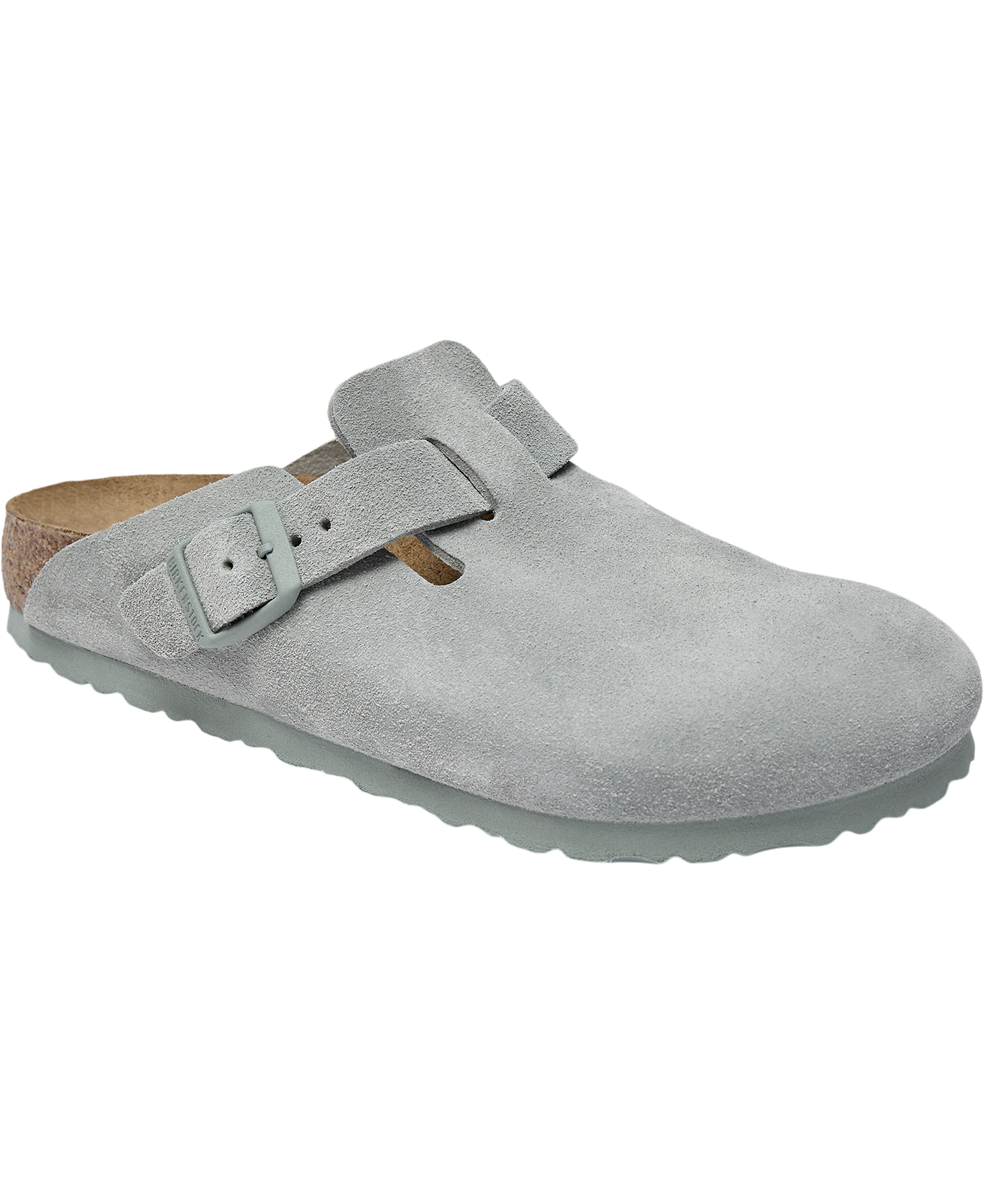Birkenstock Boston Leve Pure Sage Dam Stl. 36 - Platta Sandaler Från Magasin