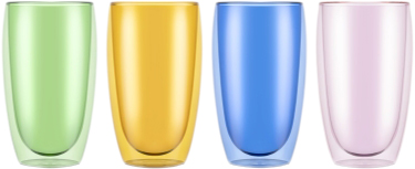 Bodum Pavina 4 stk. Dobbeltvægget Glas, 0. 45 l - NO_SIZE Vattenglas Från Magasin