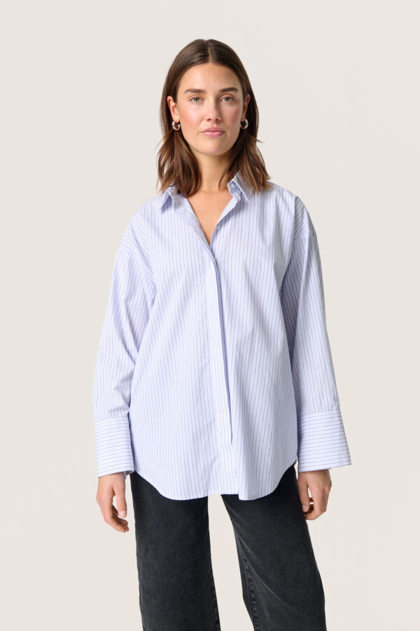 Soaked in Luxury Sloriana Shirt LS Dam Långärmade Skjortor Stl. L - Från Magasin