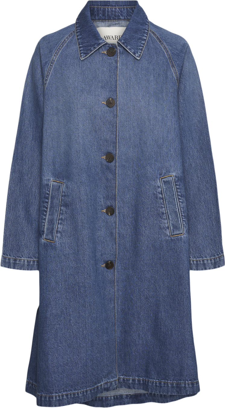 Vero Moda Vmsophie LS Long Denim Coat VMA Dam Jeansjackor Stl. M - Från Magasin