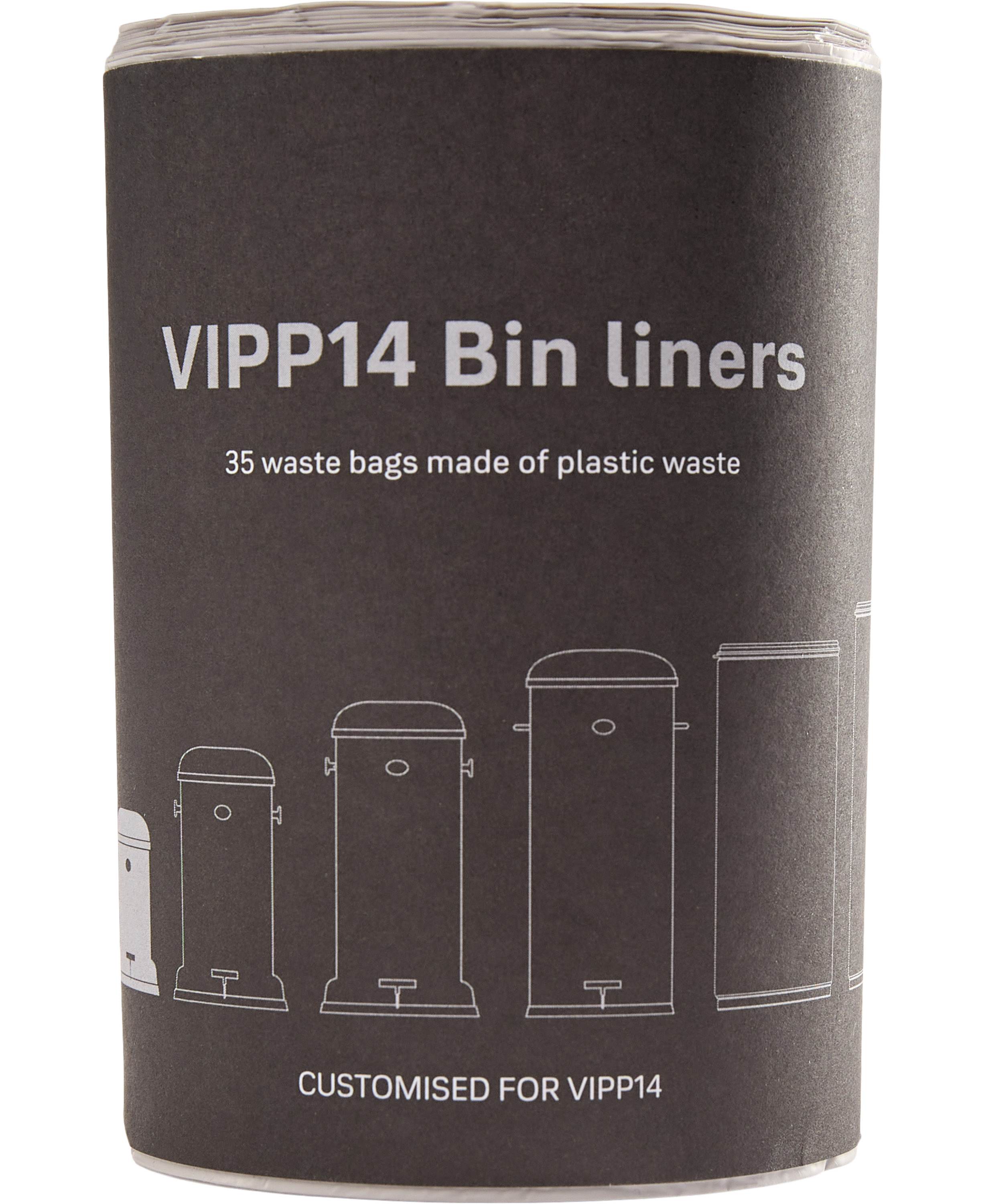 Vipp Vipp14 Soppåse Till Pedalhink, 8 L - H: 12 x L: 25.5 Ø: cm Soppåser Från Magasin