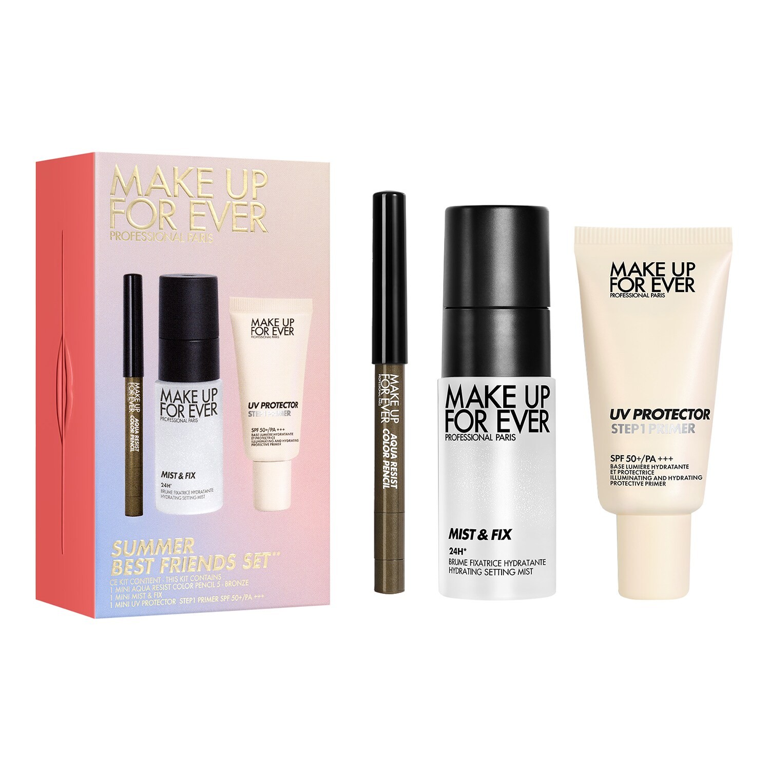 Make Up Forever Summer Best Friends Kit Sminkkit för hud och Ansikte 0008 30 ml + 0,2 g 15 - Makeupset Från Magasin