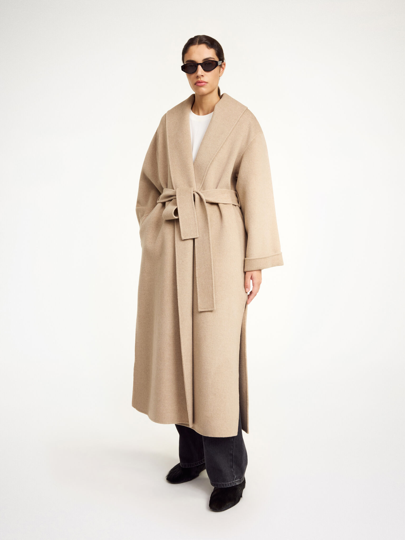 By Malene Birger Trullem. Coat 100% Wool Dam Vinterjackor Stl. 34 - Från Magasin
