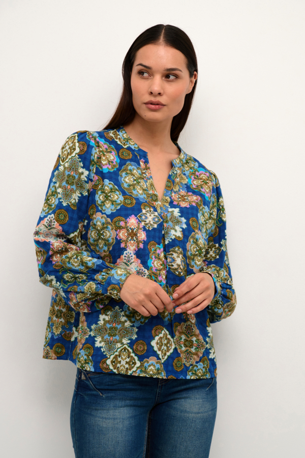 Cream Crjolly Blouse Dam Långärmade Blusar Stl. 34 - Från Magasin