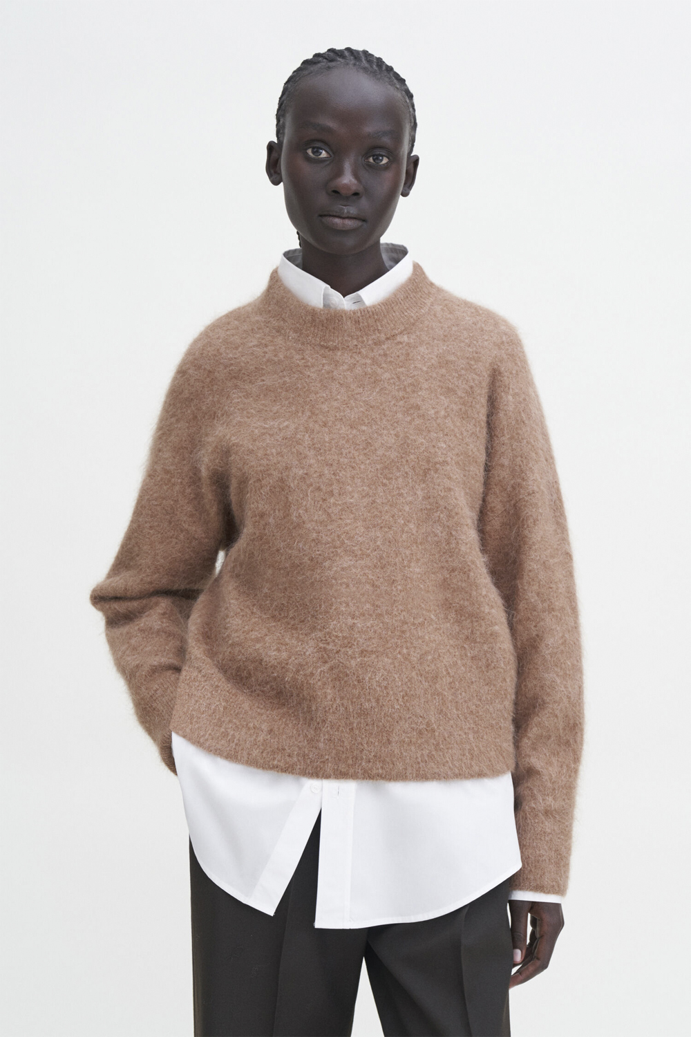 Filippa K Fluffy Sweater Dam Stickade Tröjor Stl. S - Från Magasin