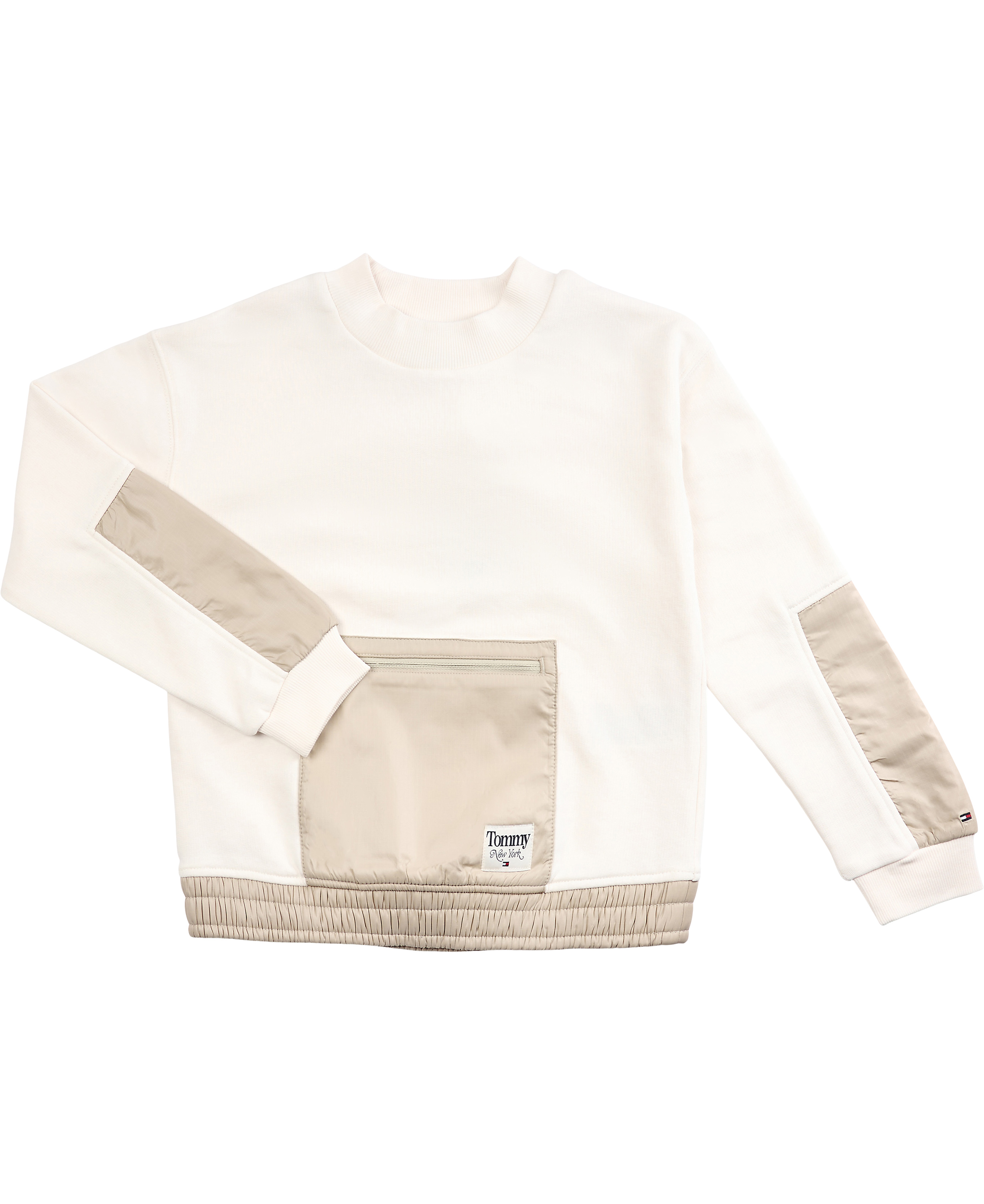Tommy Hilfiger Nylon Terry MIX Sweatshirt Stl. 8 år / 128 cm fepojkar - Sweatshirts Från Magasin