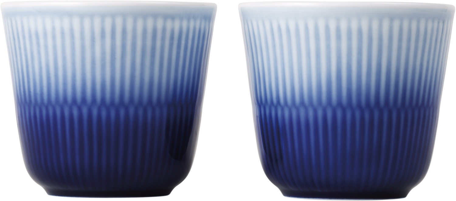 Royal Copenhagen Blue Mist Termokrus sæt Nøddeblomst og Stilblomst, 26 cl. , 2 stk. - NO_SIZE Muggar Utan Öra Från Magasin