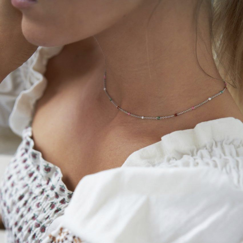 ByBiehl Scarlett Necklace Colors Dam Pärlhalsband Stl. NO_SIZE - Från Magasin