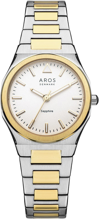 Aros Danmark Esther ur Bicolor Dam Klockor Stl. ONE SIZE - Från Magasin