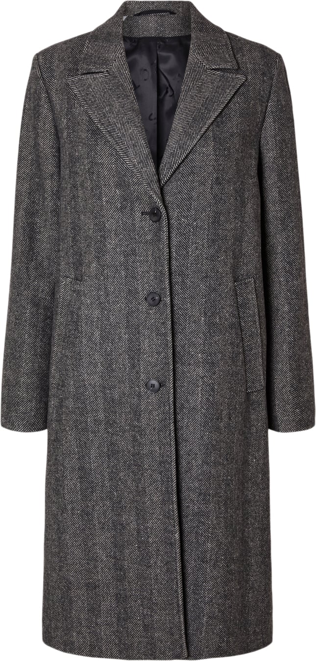 Selected Femme Slfnew Alma Wool Coat Herringbone N Dam Kappor Stl. 36 - Från Magasin