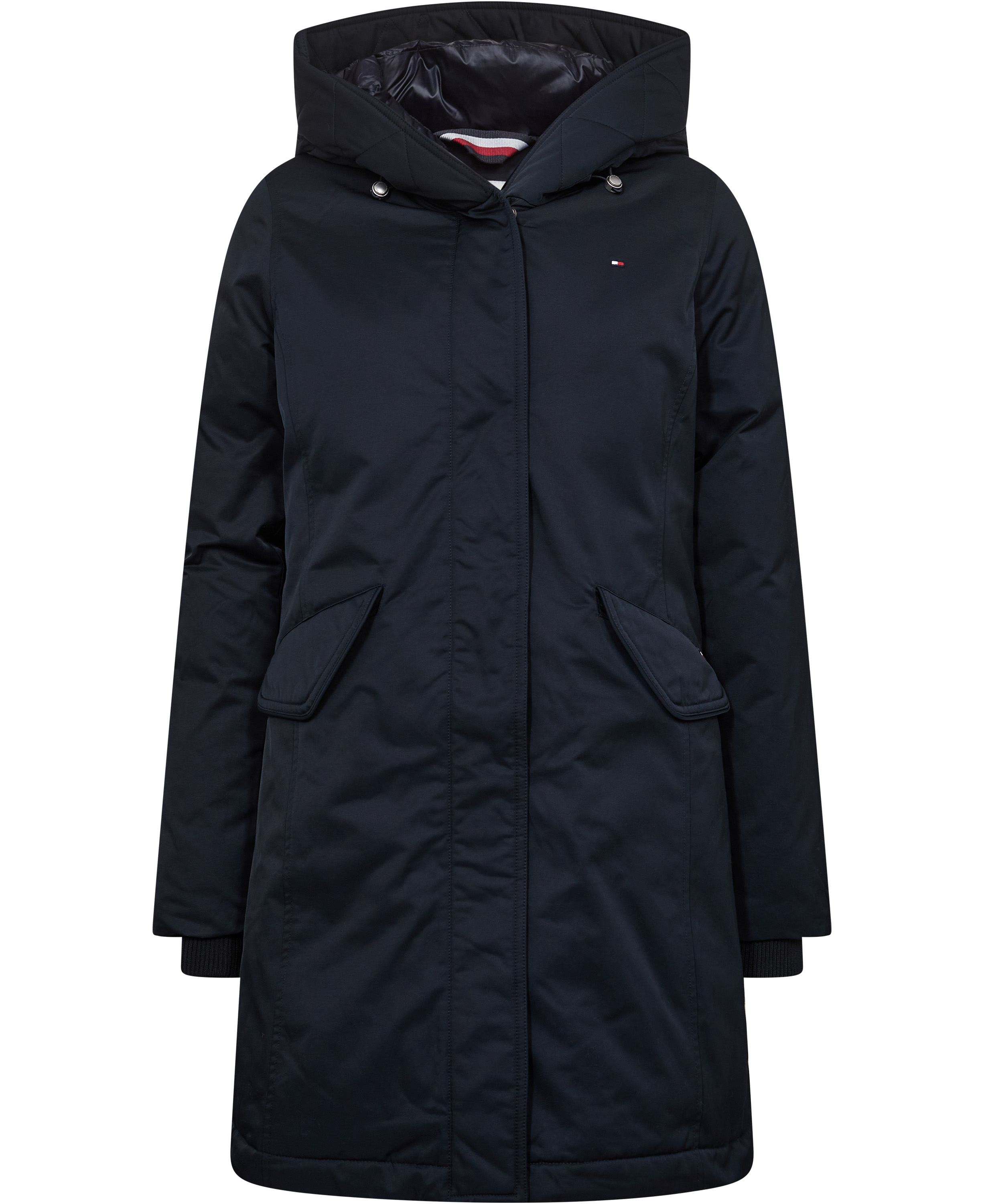 Tommy Hilfiger Nylon MIX Padded Hooded Parka Dam Parkas Stl. XS - Från Magasin