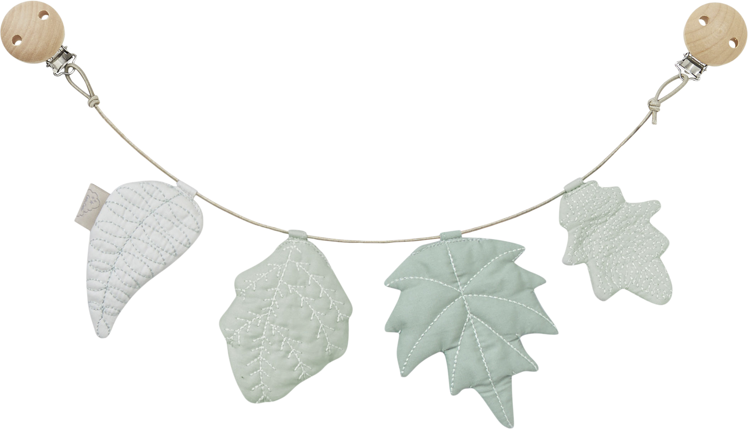 Cam Copenhagen Pram Chain, Leaves OCS Mix Dusty Green - Från Magasin