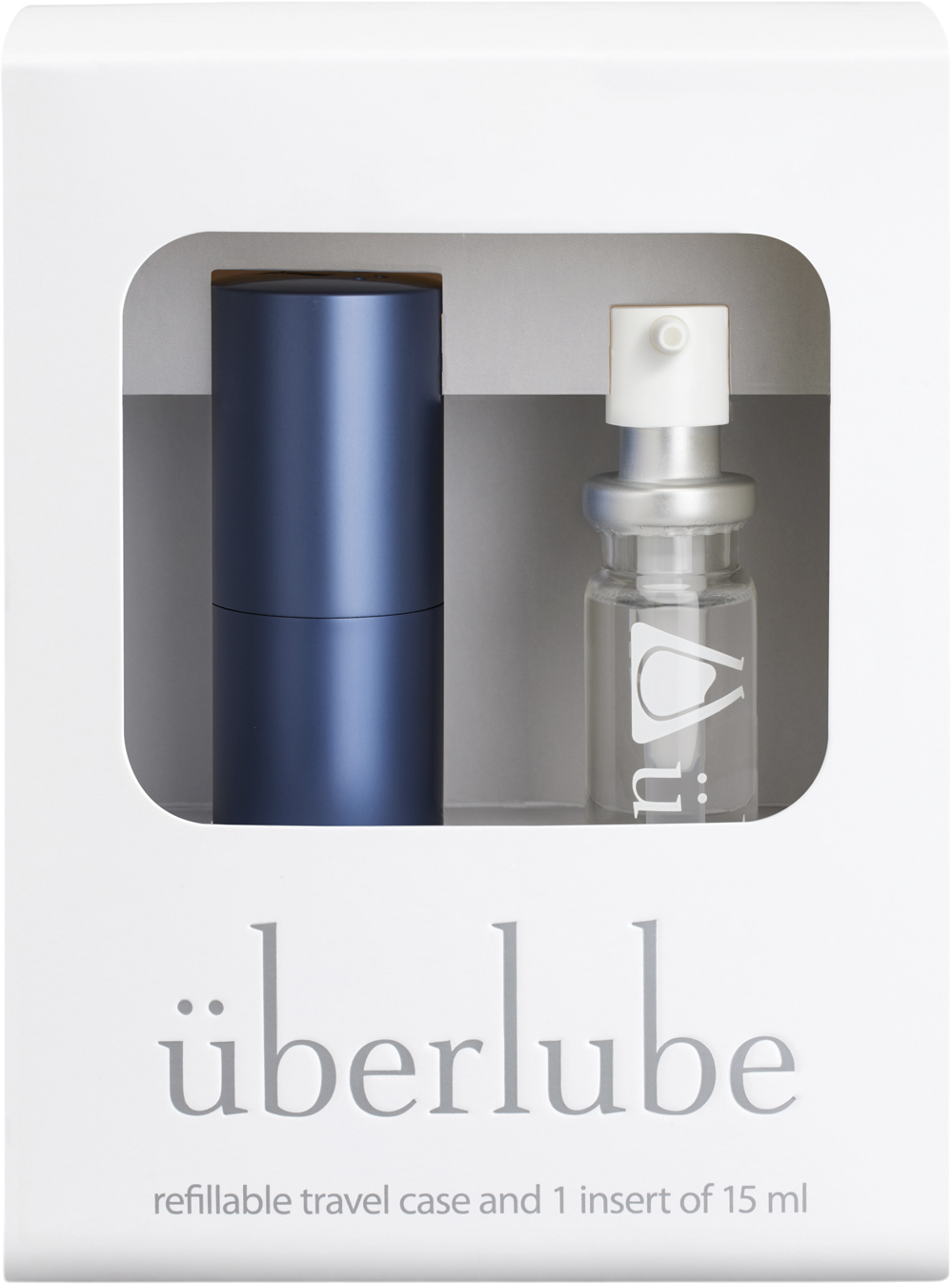 Überlube Uberlube Silicone Lubricant Good-to-go Navy (Bl) 15 ML - Silikonbaserat Glidmedel Från Magasin