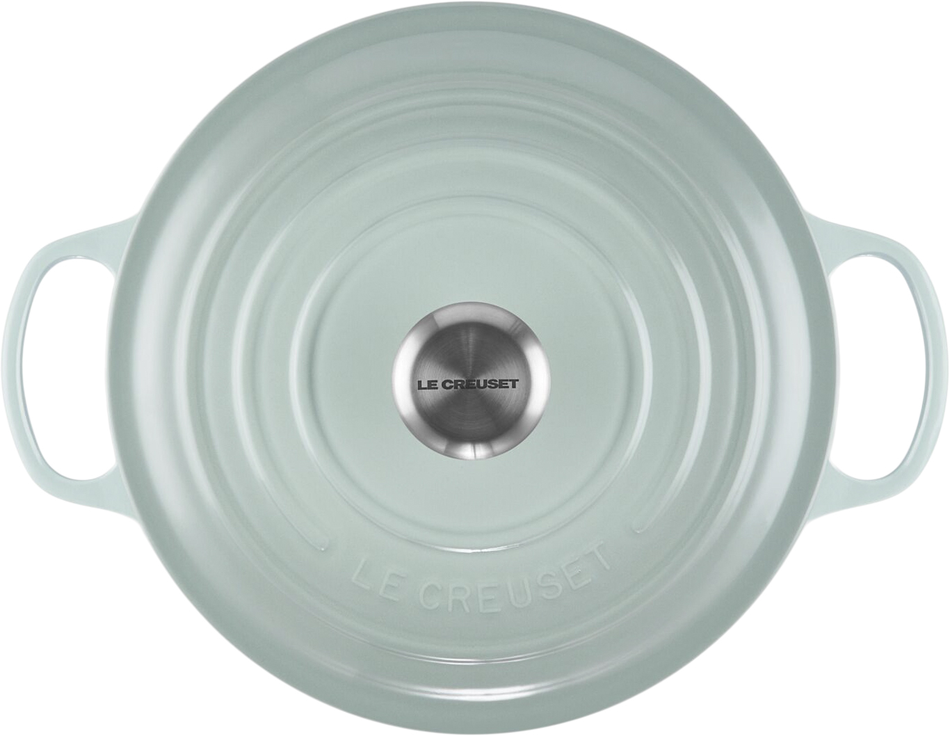 Le Creuset Rund Gryde 26 Sea Salt Signa - 26cm Gjutjärnsgrytor Från Magasin