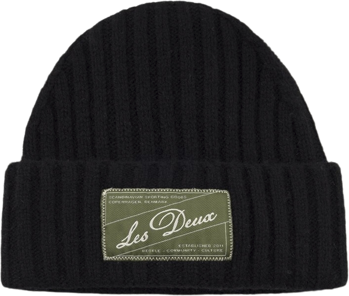 Les Deux Wells Wool Beanie Herr Mössor Stl. One size - Från Magasin