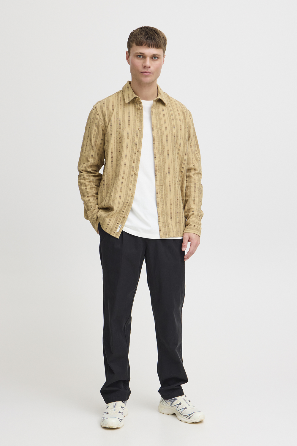 !Solid Sdmoose Liam Elas. Herr Casual Byxor Stl. L - Från Magasin